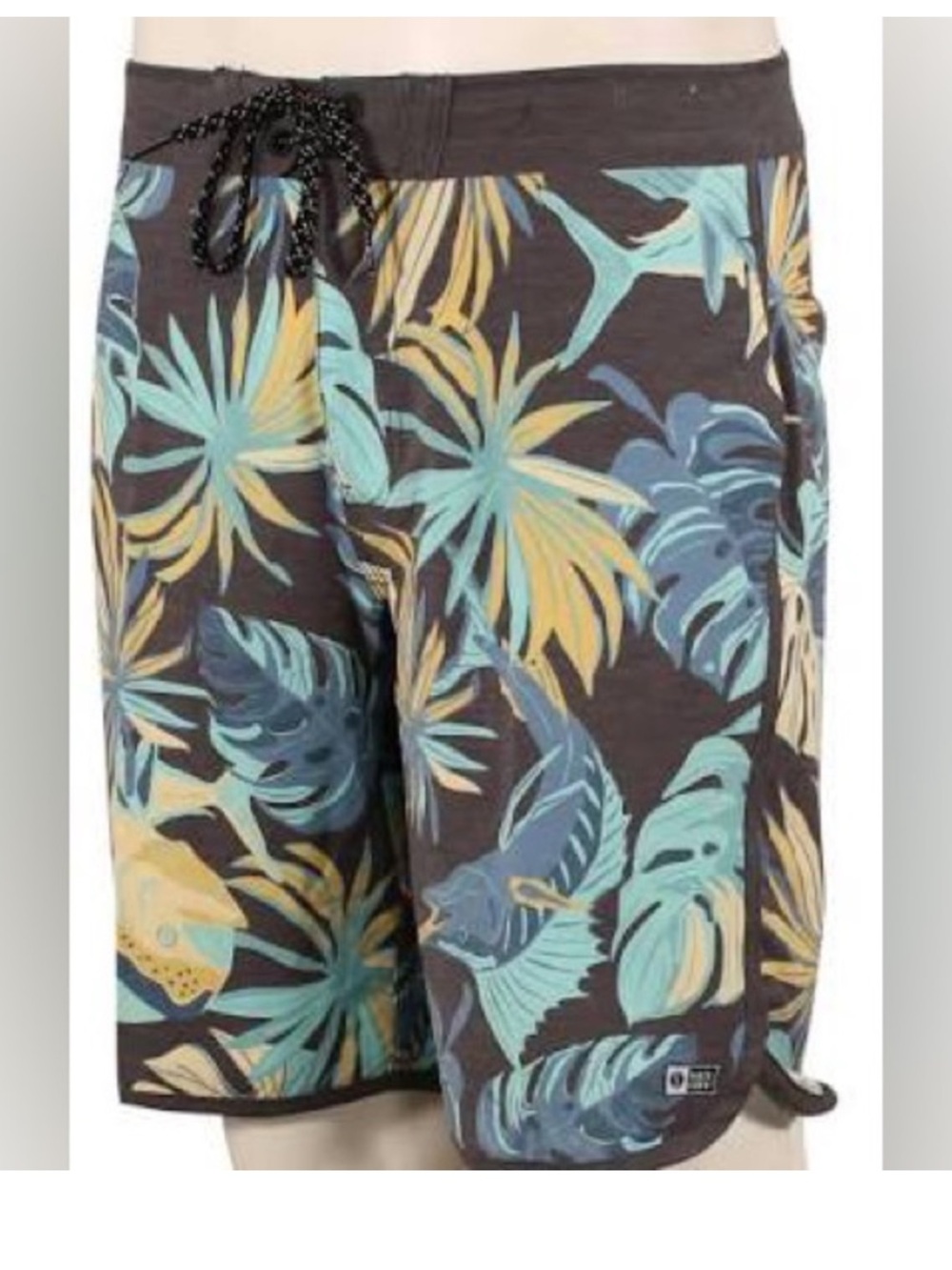 Salty Crew 34 Board Shorts Breaker Boardshort in Black NWT